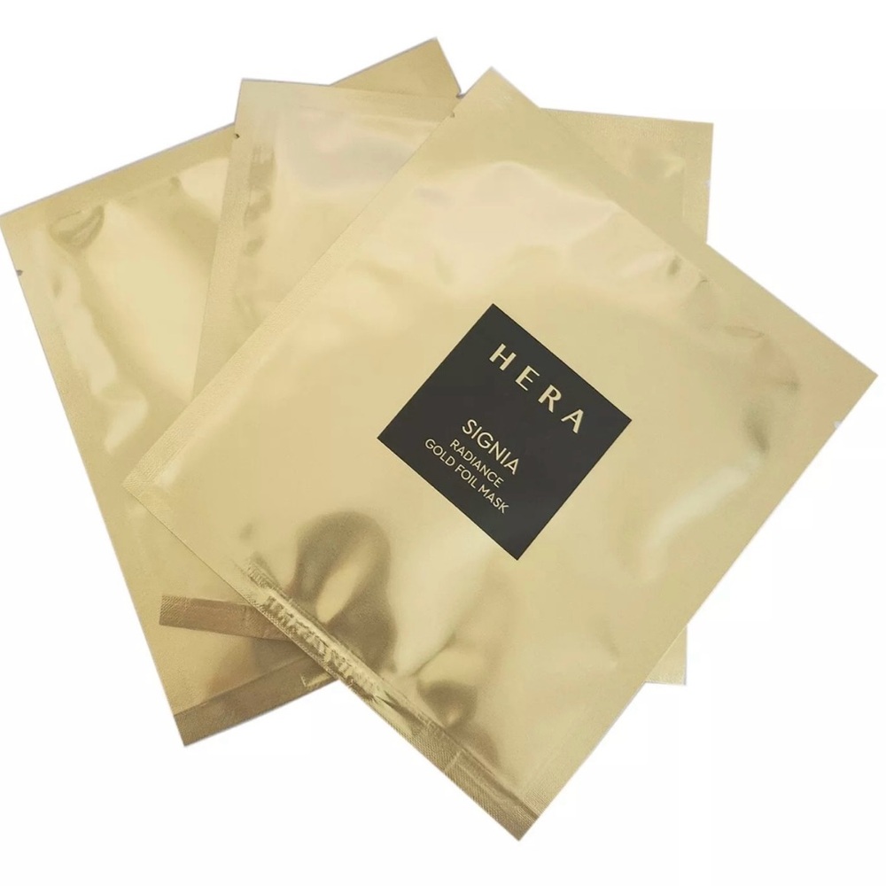 HERA Signia Radiance Gold Foil Mask 30ml x 3pcs Anti Aging K-Beauty.
